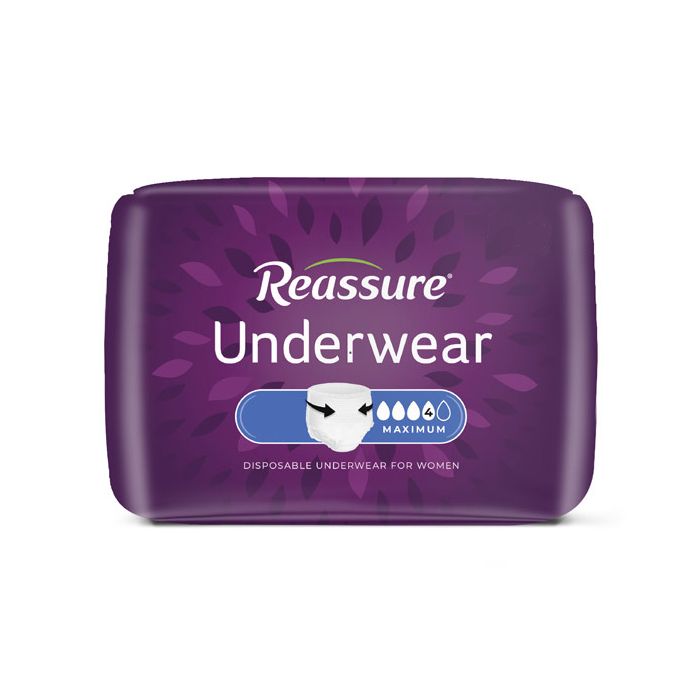 Reassure Underwear for Women, Maximum, X-Large - 16/bag